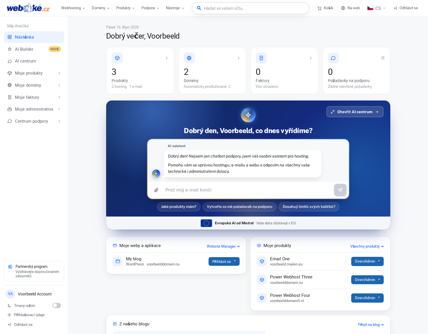 Náš nový web a Můj WebOké: proč jsme si vše postavili sami